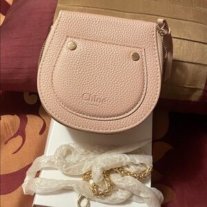 Pink Leather Crossbody Bag from Chloe parfums, GWP
